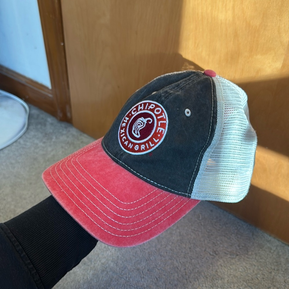 Red white and blue chipotle hat